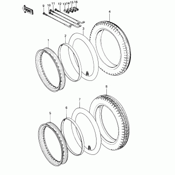WHEELS/TIRES ('80 B1)