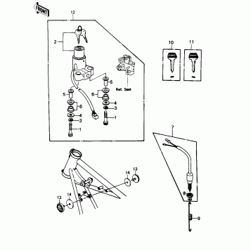 IGNITION SWITCH/LOCKS ('80 B1)