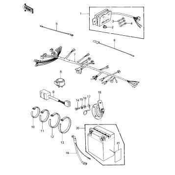 CHASSIS ELECTRICAL EQUIPMENT ('80 B1)
