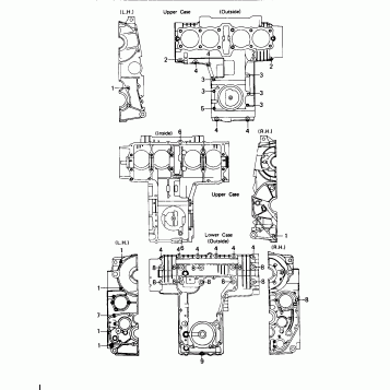 CRANKCASE BOLT & STUD PATTERN