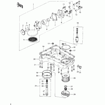 OIL PUMP/OIL FILTER/OIL PAN