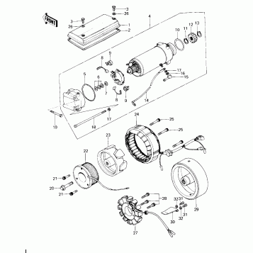 GENERATOR/STARTER MOTOR