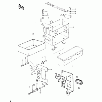 BATTERY CASE/TOOL CASE