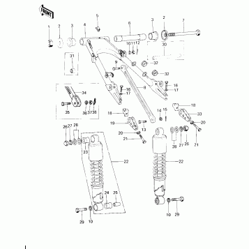 SWING ARM/SHOCK ABSORBERS
