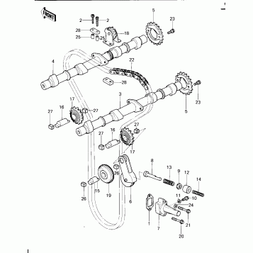 CAMSHAFTS/CHAIN/TENSIONER