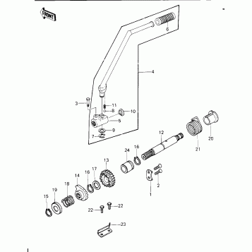 KICKSTARTER MECHANISM