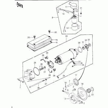STARTER MOTOR/STARTER CLUTCH