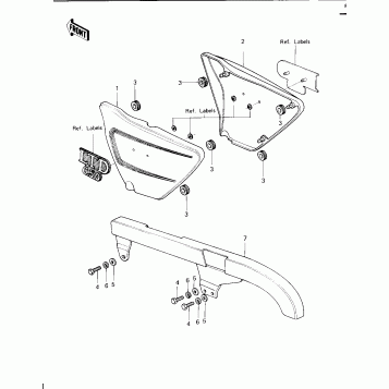 SIDE COVERS/CHAIN COVER