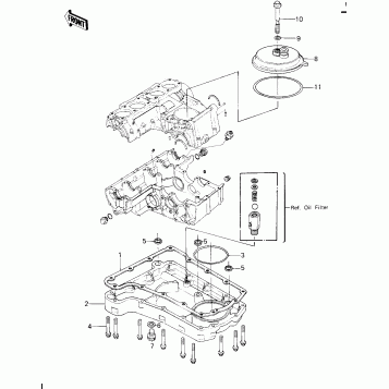 BREATHER COVER/OIL PAN