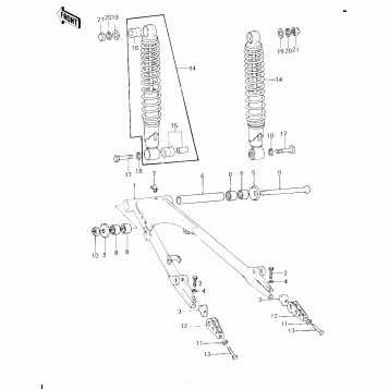 SWING ARM/SHOCK ABSORBERS