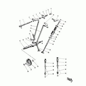 CAMSHAFT/ROCKER ARMS/VALVES