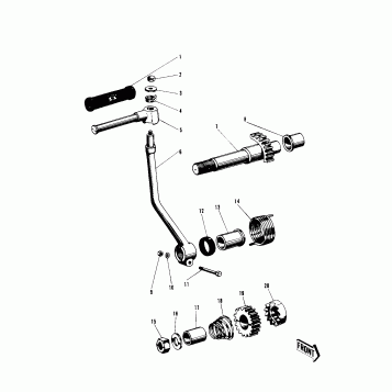 KICKSTARTER MECHANISM