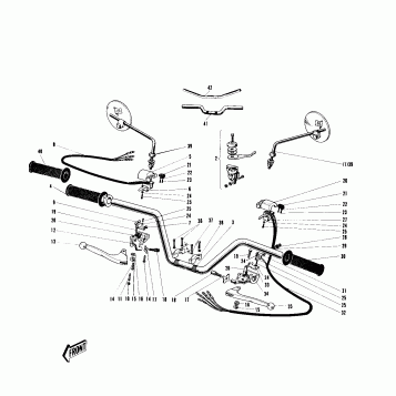 HANDLEBAR (EARLY PRODUCTION)