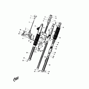FRONT FORK (W1/W1SS/W2SS) (-F/NO.6868)