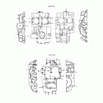 CRANKCASE BOLT & STUD PATTERN