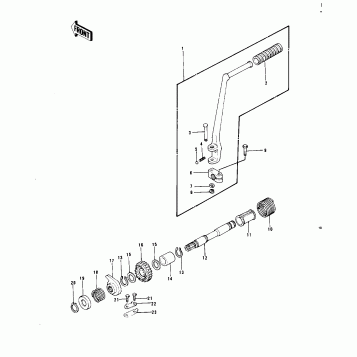 KICKSTARTER MECHANISM