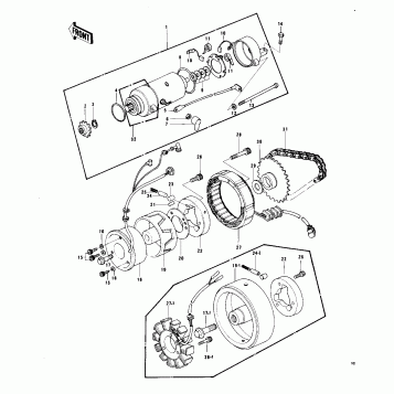 GENERATOR/STARTER MOTOR
