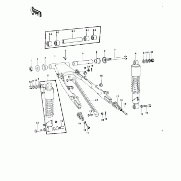SWING ARM/SHOCK ABSORBERS