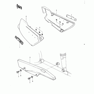 SIDE COVERS/CHAIN COVER