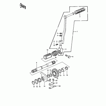 KICKSTARTER MECHANISM