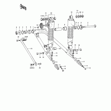 SWING ARM/SHOCK ABSORBERS