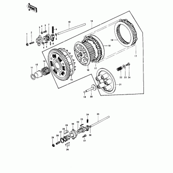 CLUTCH ('77-'78 B1/B2)