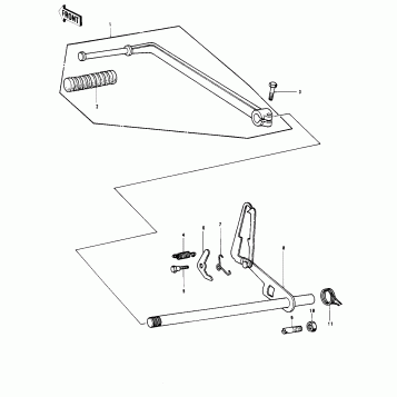 GEAR CHANGE MECHANISM ('77-'78 B1/B2)