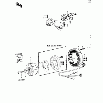 GENERATOR/REGULATOR ('77-'78 B1/B2)