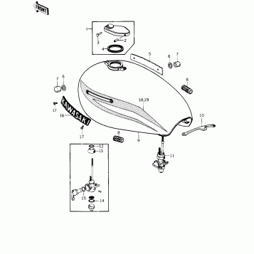 FUEL TANK (KZ1000-B1)