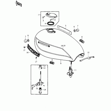 FUEL TANK (KZ1000-B2)