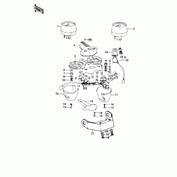 METERS/IGNITION SWITCH ('77-'78 B1/B2)