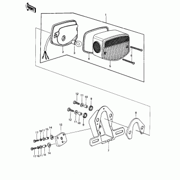 TAILLIGHT ('77-'78 B1/B2)