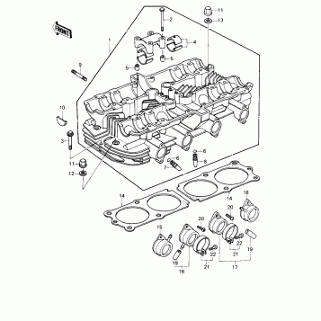 CYLINDER HEAD ('79-'80 B3/B4)