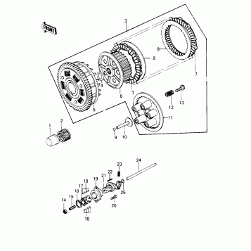 CLUTCH ('79-'80 B3/B4)