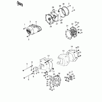 ENGINE COVERS ('79-'80 B3/B4)