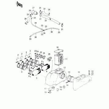 AIR CLEANER ('79-'80 B3/B4)