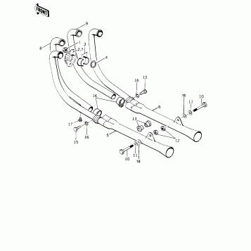 MUFFLERS ('79-'80 B3/B4)