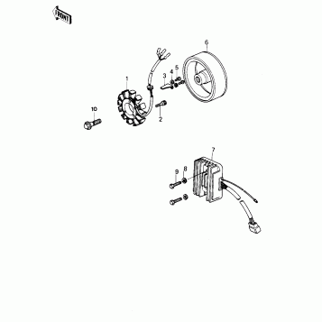 GENERATOR/REGULATOR ('79-'80 B3/B4)
