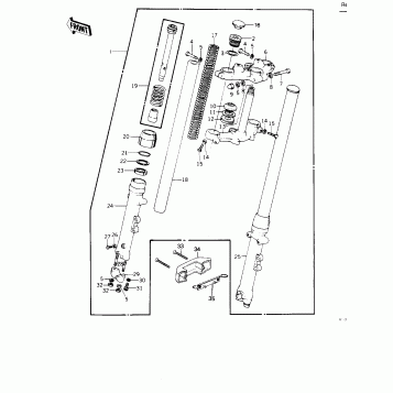 FRONT FORK ('79-'80 B3/B4)