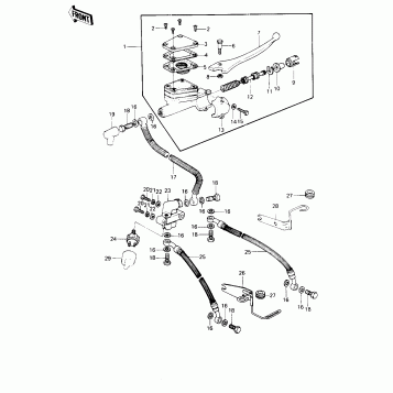 FRONT MASTER CYLINDER ('79-'80 B3/B4)