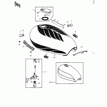 FUEL TANK ('79-'80 B3/B4)