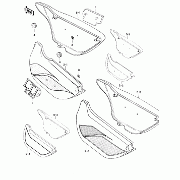 SIDE COVERS ('79-'80 B3/B4)