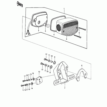 TAILLIGHT ('79-'80 B3/B4)