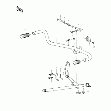 GEAR CHANGE MECHANISM ('78 C1/C1A)
