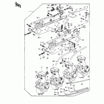 CARBURETOR ASSY ('78 C1/C1A)
