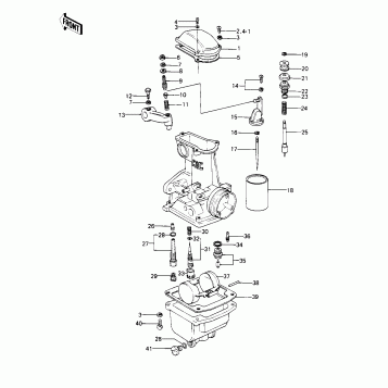 CARBURETOR PARTS ('78 C1/C1A)