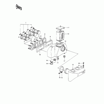 AIR CLEANER ('78 C1/C1A)
