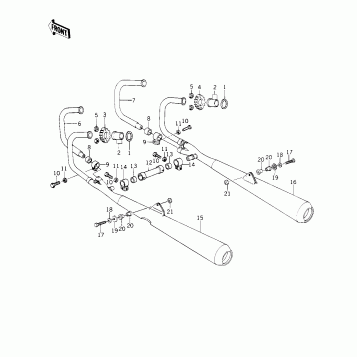MUFFLERS ('78 C1/C1A)