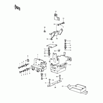 BATTERY CASE/TOOL CASE ('78 C1/C1A)