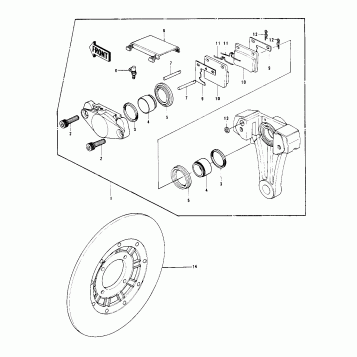 REAR BRAKE ('78 C1/C1A)